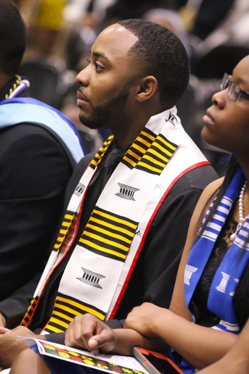 Black Graduate listening